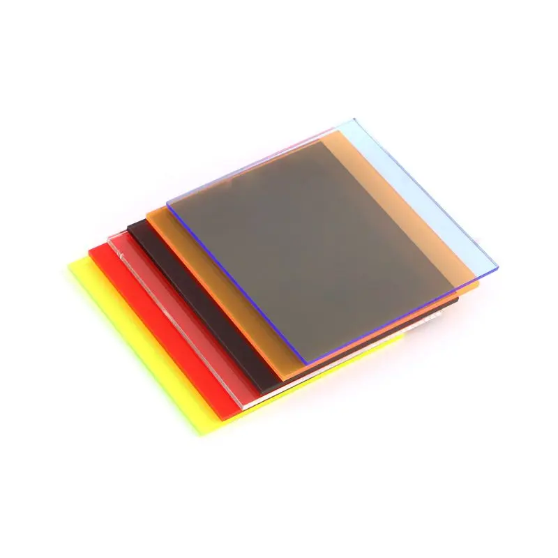 1pc lastra acrilica colorata 8*8cm accessori giocattolo fai da te modellismo