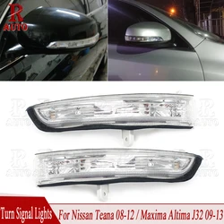 LED Car Front View Mirror Side Turn Signal Light Indicator For Nissan Teana 2008-2012 Maxima Altima J32 2009 2010 2011 2012 2013