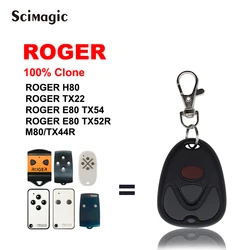 Roger-ガレージドアオープナー,リモート制御,クローンルーターtx54r tx52r 433,92mhz 433mhz