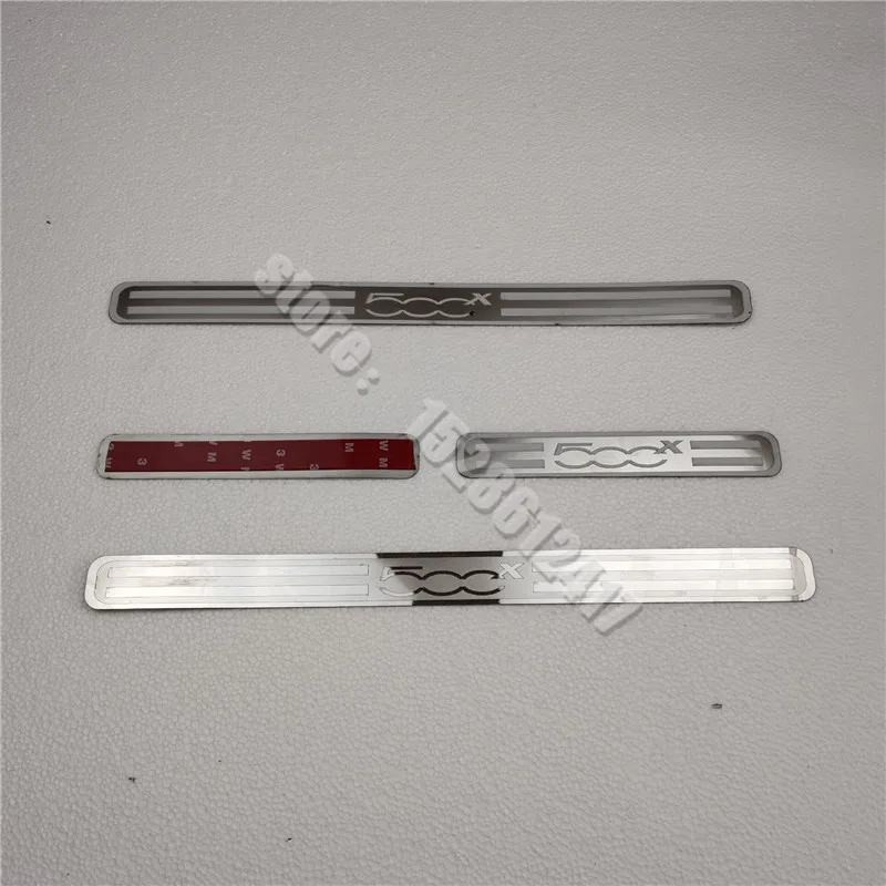 For FIAT 500X Stainless Steel Scuff Plate/Door Sill Door Sill Scuff Plate Welcome Pedal Auto Accessories