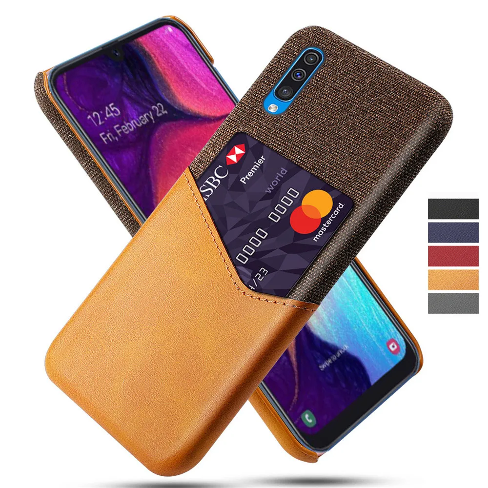 Card Slots Cover Funda On The For Samsung A50 A50S A30S Coque Business Leather Case For Galaxy A 30S 50S 50 6.4