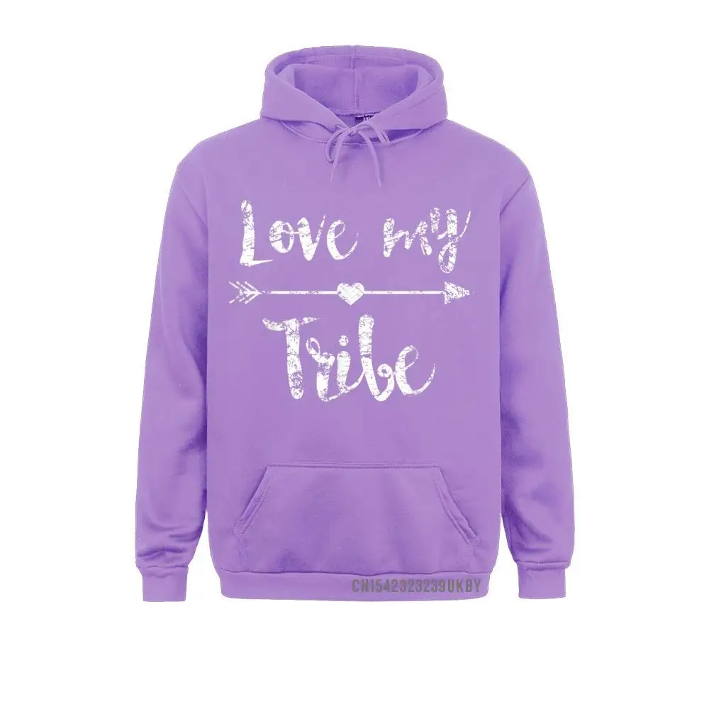 Fashionable Mens Hoodies Love My Tribe Harajuku 2 Mom Bride Team Reunion Gift Sweatshirts Long Sleeve Clothes Personalized