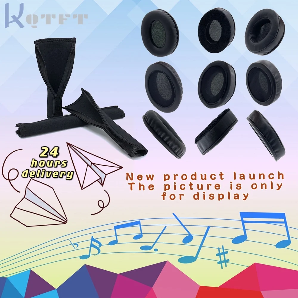 

Earpads Velvet Replacement Parts for ATH-M50X ATH-M50 ATH-M40X ATH-M40 ATH-M30X ATH-M20X Headset EarPads Bumper Earmuff Headband