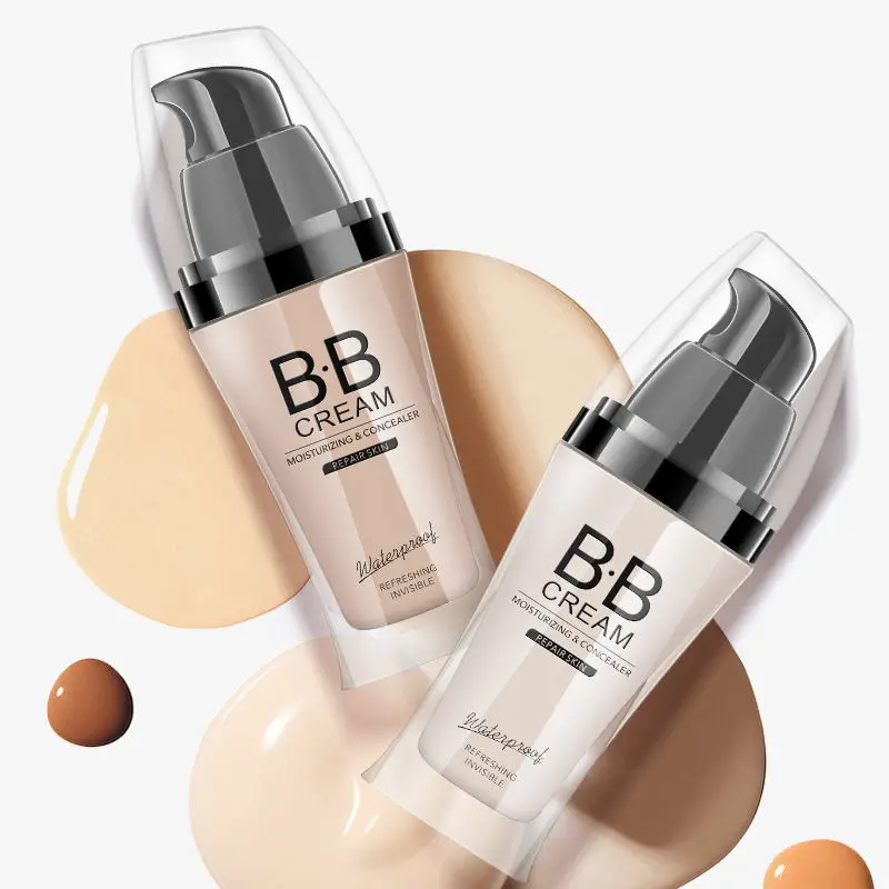 Face Make Up Full Coverage Waterproof Long Lasting BB Makeup Liquid Foundation Cream BB Cream cosmetics skin care products