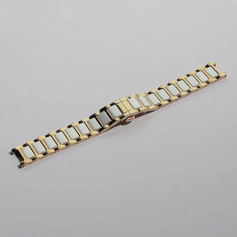 Reef Tiger/RT Bracelet for Ladies With Stainless Steel Buckle Replacement Strap Fashion Watch Chain Watch Accessories For Ladies