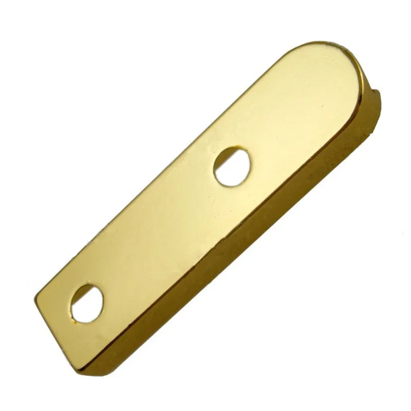 Ein Satz von 4 goldenen Aingle 4-saitigen Bassgitarren-Brücken, individuelle Brücken für E-Bass, Zubehörteile – Detail 4