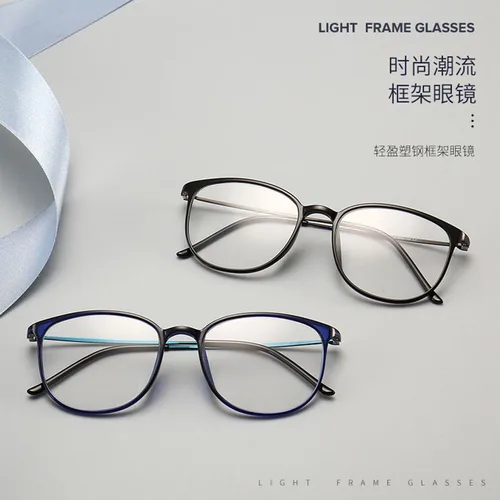 Imagen 2 del producto BCLEAR nuevo ultraligero TR90 gafas Unisex moda delgada Retro hombres mujeres montura óptica gafas 2212 gafas graduadas caliente