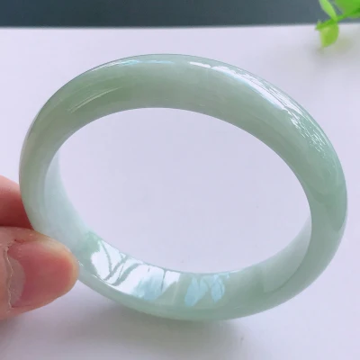 

Zheru jewelry natural Burmese jade 54-64mm bracelet, elegant princess jewelry, best gift for mother and girlfriend