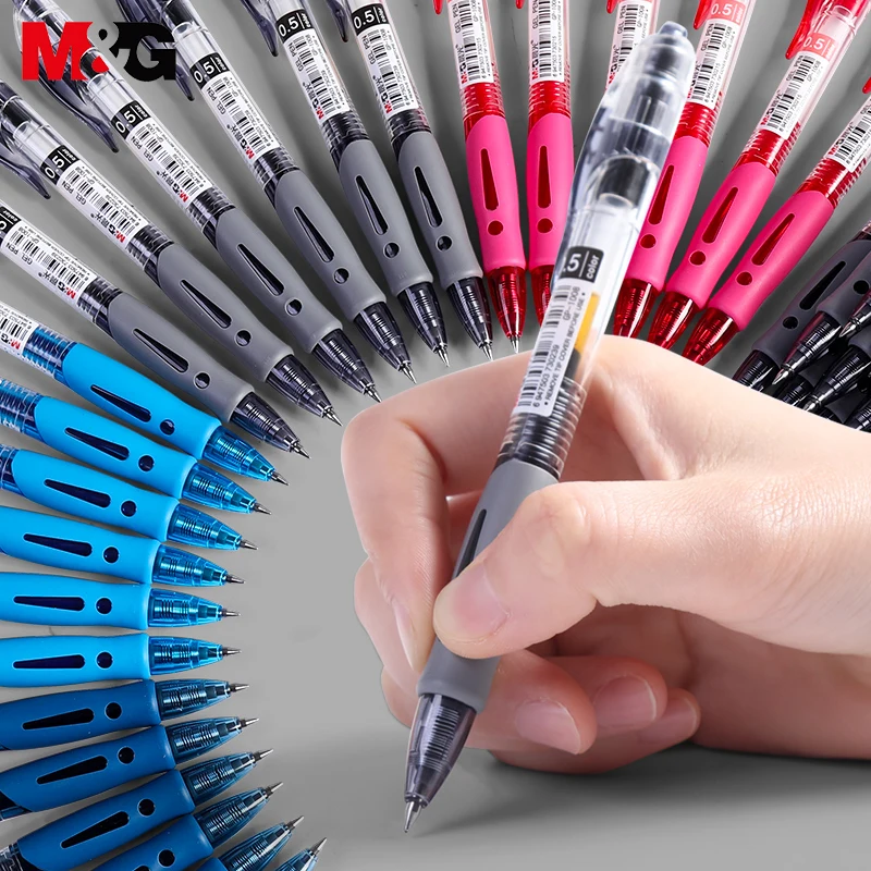 M&G New Quality Creative Lovely Gel Pen GP1008 0.5mm Black Red Blue ink Writing Smooth Neutral Pen Office School Stationery