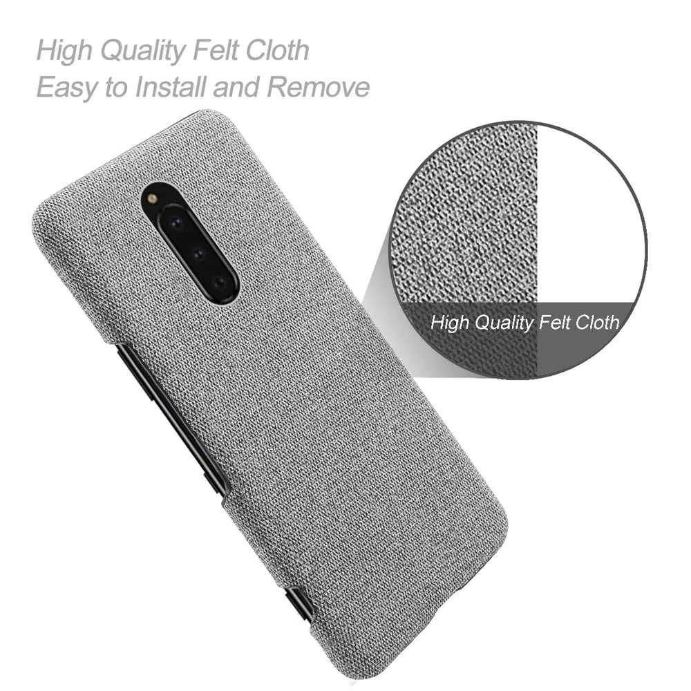 Anti-slip Ultra Thin Fabric Cloth Case for Sony Xperia 1 Anti-Drop Phone Bag Cover for sony Xperia 1 Xperia1 XZ4 XperiaXZ4 Capa