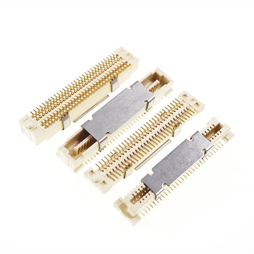 

50 Pcs 0.80 mm Pitch 60 Pin Board to Board Plug Header Receptacle Mating Height 5.0mm SMT Surface Mount BTB Mezzanine Header