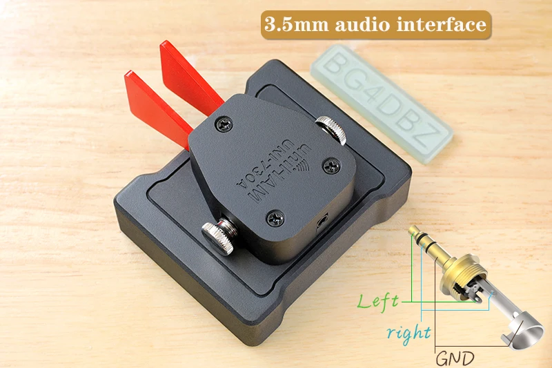 UNI-730A le corps principal automatiquement mini sur la clé de Keyer de code Morse de CW pour la radio de jambon
