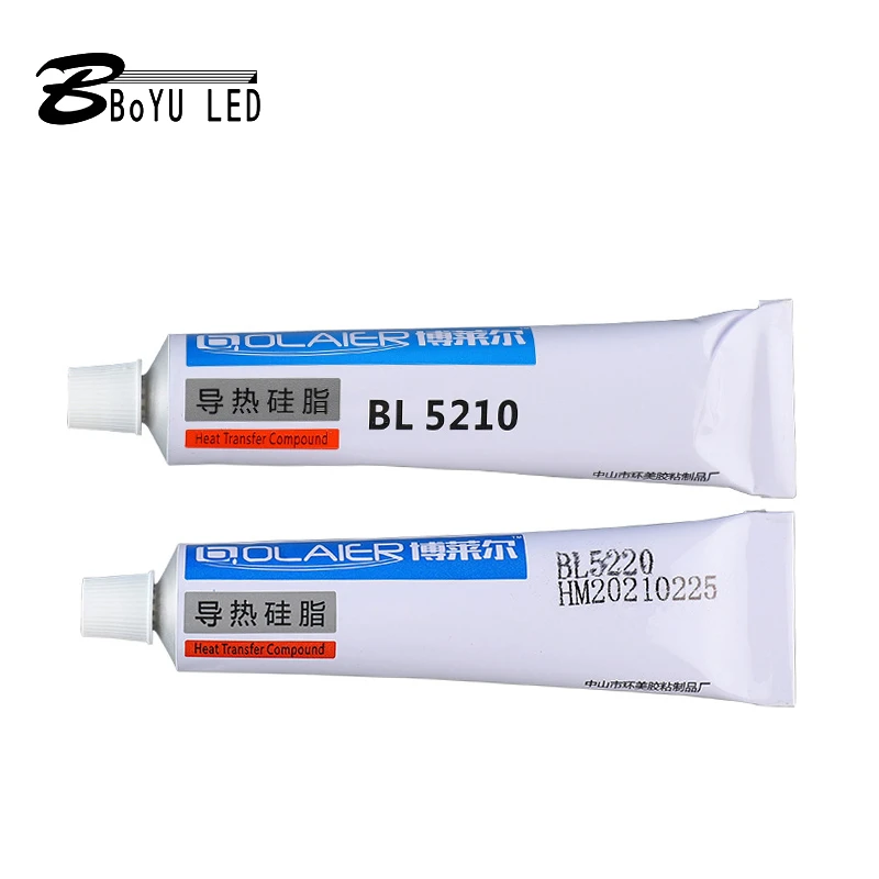 Bolair BL5210 BL5220white high temperature resistant thermal conductive silicone thermal conductive fixing glue