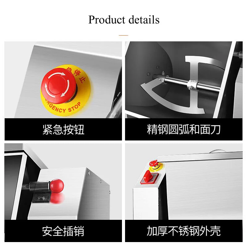 خلاط العجن التجارية 25 كجم 50 كجم خلاط العجين الأوتوماتيكي آلة العجن