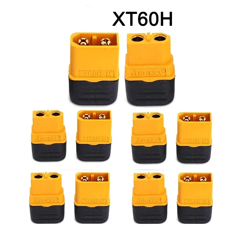 5Pair Amass XT60 XT60H XT60E-M XT90S XT90H XT30U MR30 MR60 MT30 MT60 XT60PW XT30PW T-type T Plug XT150 AS150 EC5 Plug Connector