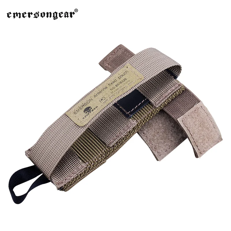 Emersongear Tactical Radio Antenna Relocation Pouch For Plate Carrier Antenna Fix Bag Airsoft Hunting Combat Shooting