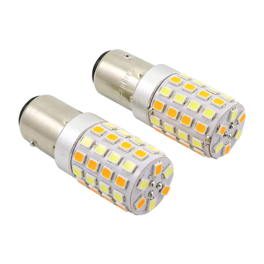 AMYWNTER 1157 P21/5W 1156 led Canbus LED Daytime Running Light Bulb 12V 1157 Dual color 600LM Drl