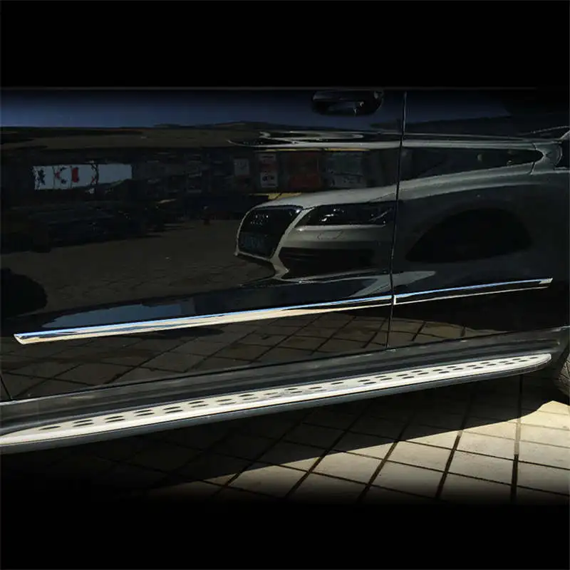 

WELKINRY for Mercedes-Benz GL GLS X166 2012 2013 2014 2015 2016 2017 2018 2019 ABS chrome car body door side bar moulding trim