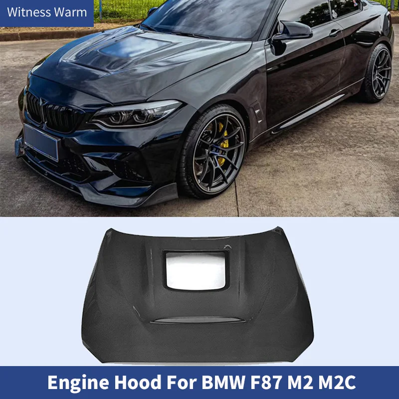 

Для BMW M2 F87 M2C высококачественное углеродное волокно/FRP капот двигателя прозрачные чехлы для крышек GTS стиль комплект кузова автомобиля