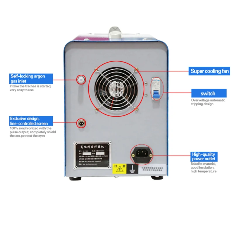 Aluminum Spot Welder Portable Cold Welding Machine Home Use 220V Casting/die/mold /jewellery repair TIG Welder Lithium Battery