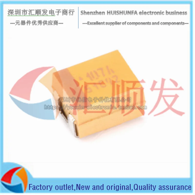 10 قطعة!!! الأصلي حقيقية التصحيح التنتالوم مكثف 3528B 10V 100 فائق التوهج ± 20% TAJB107M010RNJ 1210