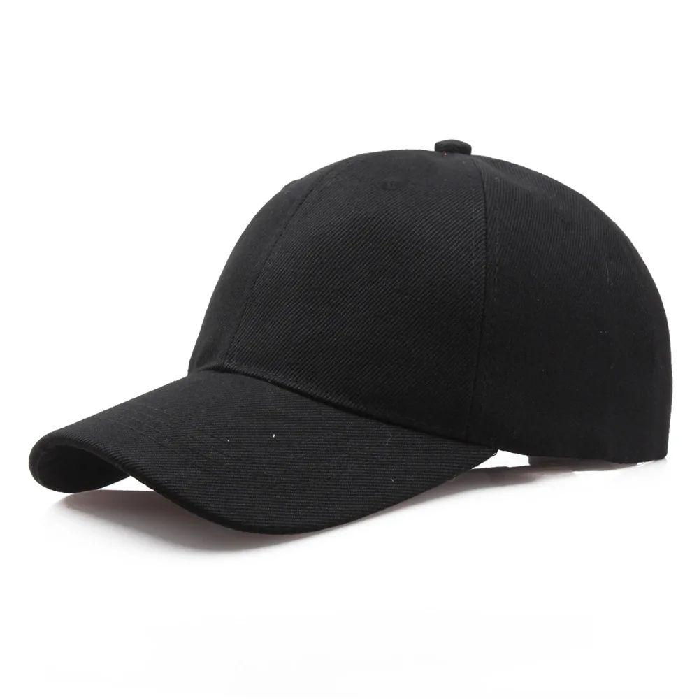 1Pcs Fashion Cap Women Men Summer Spring Cotton  Solid Adult  Snapback Couples Hat