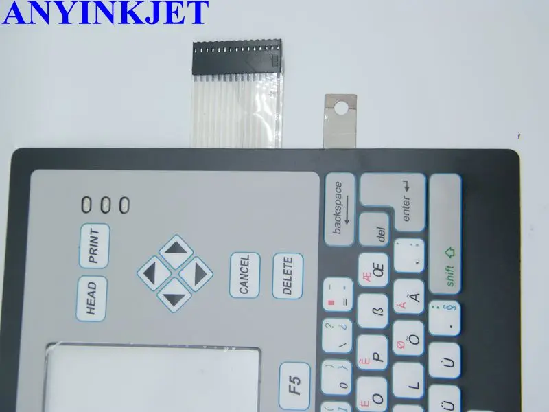 Imagem -04 - Teclado Térmico para Impressora Teclado de Membrana Usado para Videjet Excel 170i 2000