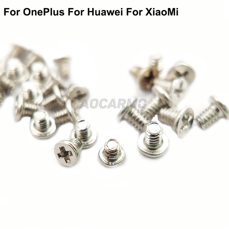 Aocarmo For OnePlus For XiaoMi For Huawei 1.2mm*1.5mm 1.2mm*2.5mm 1.4mm*2.5mm Inside Motherboard Screws Middle Frame Screw Bolt