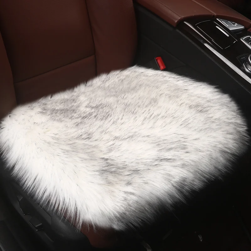 Supply New winter Car long plush Cushion / Car Seat Cover Plush Seat Pad Wool Mat