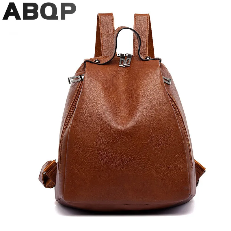 

Solid Color Casual Backpacks For Women Waterproof Female Travel Backpack Luxury School Backpack Bags For Girls