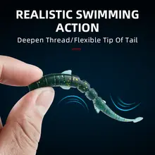 UNAGI Soft Fish Lures 64mm 88mm #2