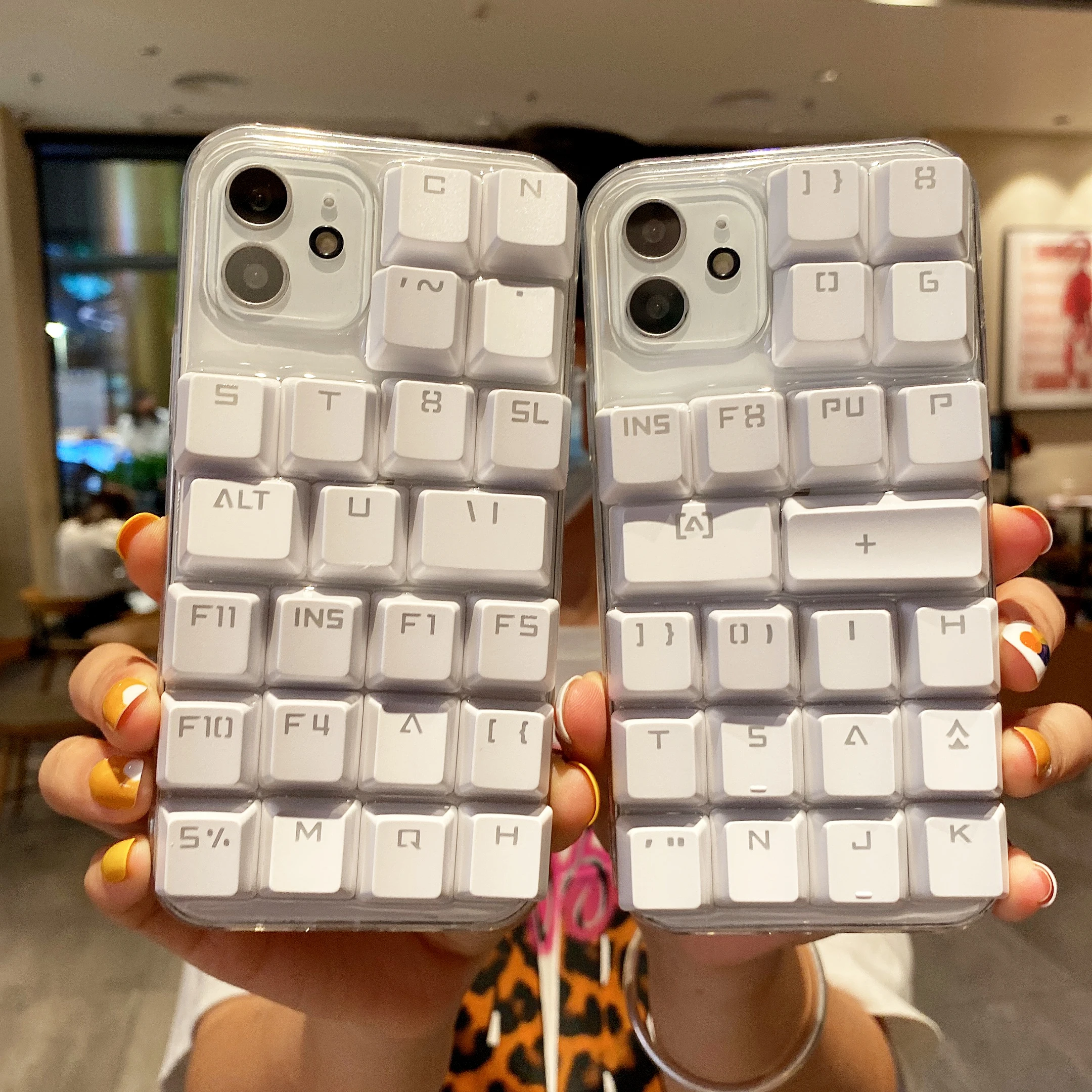 Creative Keyboard 3D Case for iPhone 15 14 13 Pro Max Back Phone Cover for  12 Mini 11 Pro Max X XS XR 8 7 Plus SE 2020 Capa - AliExpress 202192403