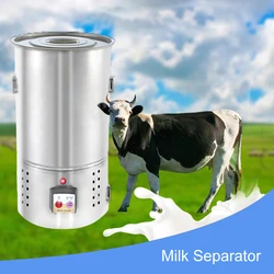 28L/40L/48L Electric Milk Cream Separator Milk Centrifuge Skimming Butter Separator Machine Aluminum Alloy 30/60 Minutes Timing