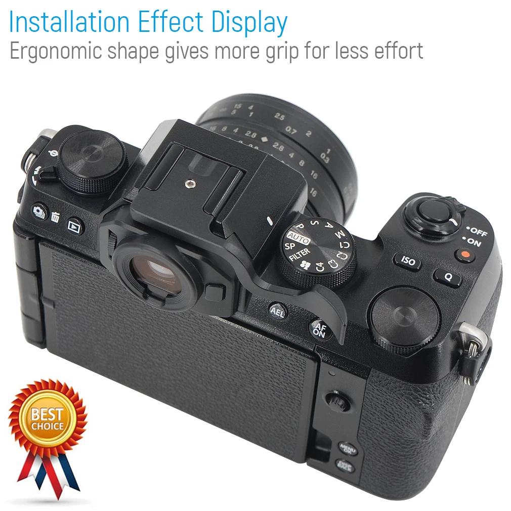 Empuñadura de Metal con pulgares hacia arriba, agarre de mano para cámara Micro DSLR Fujifilm X-S10