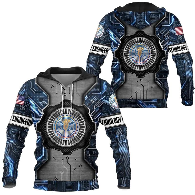 Albania Technogogy hoodie 3D Printed Hoodies Fashion Pullover Men For Women Sweatshirts Sweater Cosplay Costumes
