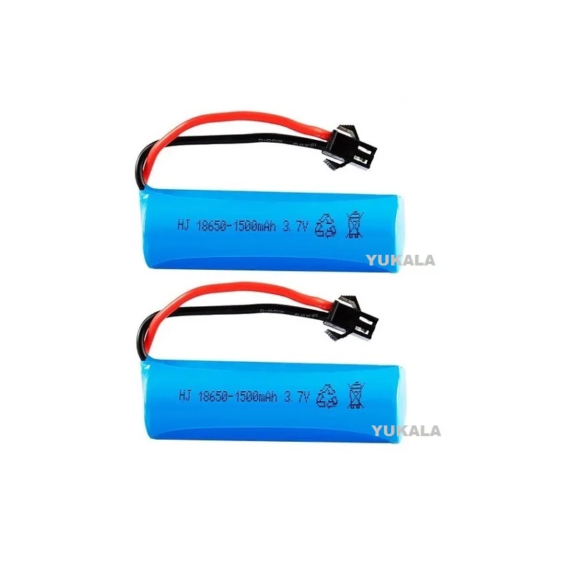 3.7V 1500mAh 18650 Li-ion Battery/USB charger for Q85 Q70 RC helicopter Airplanes cars Boat Gun Toys Parts 3.7v battery SM plug