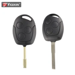 YIQIXIN 3-przyciskowe etui na kluczyk samochodowy do Forda Mondeo Focus 2 3 Festiva Fiesta Alaxy C-Max S-Max Transit Fob Key Shell Cover