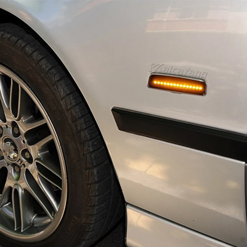 

Hight Quality Dynamic Indicator Sequential Side Mirror Marker Light For BMW 5 Series E39 1999 - 2003 M5 LED Turn Signal Blinker