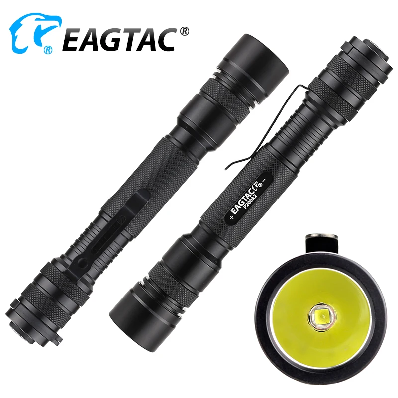 EAGTAC P200A2 Multi Output XML2 365nm UV 395nm UV Led Flashlight AA Battery 3 Modes