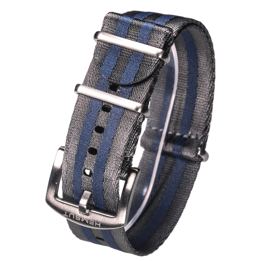 High Quality One Piece Watch Band Nylon Movement Military Wrist Strap For 007 James Bond Replacement 20mm18mm22mm