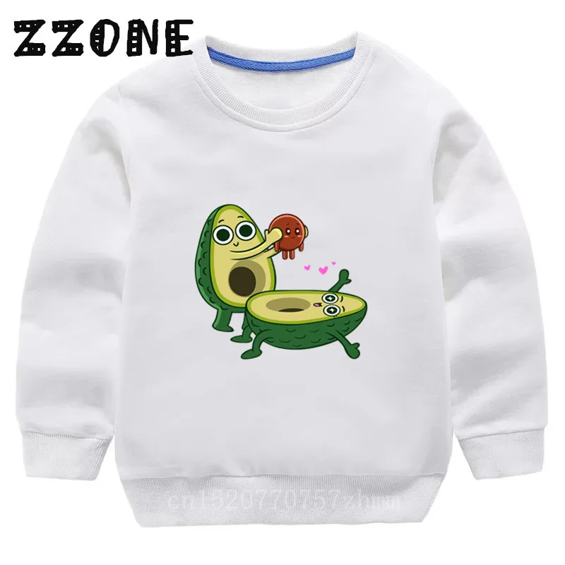 

Children's Hoodies Kids Cute Avocado Cartoon Sweatshirts Toddler Baby Casual Pullover Tops Girls Boys Autumn Clothes,KYT5352