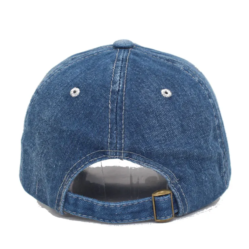 Washed Denim Jeans Men Baseball Cap Women Snapback Hats Caps For Men Falt Bone Gorras Casquette Solid Male Dad Baseball Hat Cap