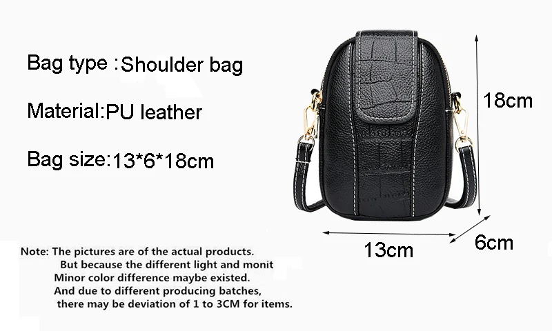Pu Leder Damen Cross body Messenger Taschen Bolsa Frauen Handtasche Bolsos Klappe Vintage kleine Umhängetaschen Telefon Geldbörse – Detail 2