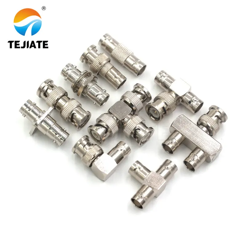 1PCS BNC Type Adapter Double Way/Three Way KKF-KKY-KK-KKK-JJJ-KJK-KKJ-JKW-JJ-JK Q9 RF Connector Male/Female Header Flange