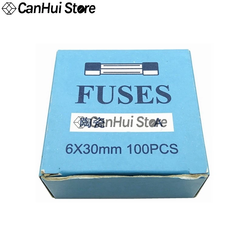 10PCS 6*30 Fast Blow Ceramic Fuse 6x30mm Fuse 250V 0.5A 1A 2A 3A 4A 5A 6A 8A 10A 12A 15A 16A 20A 25A 30A