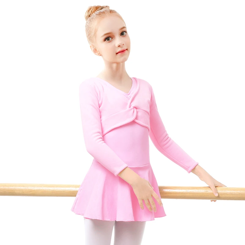 Girls Ballet Top Ballet Sweater Kids Dance Shawl Coat Kids Dance Knitwear Velvet Thicken Tops Thick Overall Wrap Top for Winter