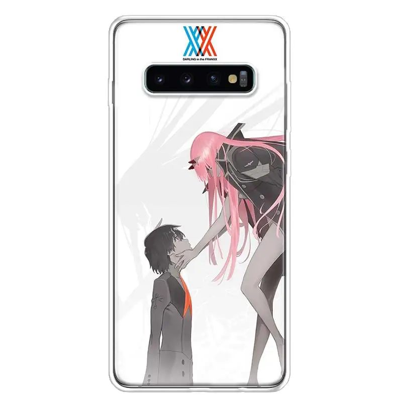 Darling in the Franxx Phone Case Cover for Samsung Galaxy S20 S21 FE S22 S23 S24 Ultra S10 S10E S9 S8 Plus + Art Gift Coque