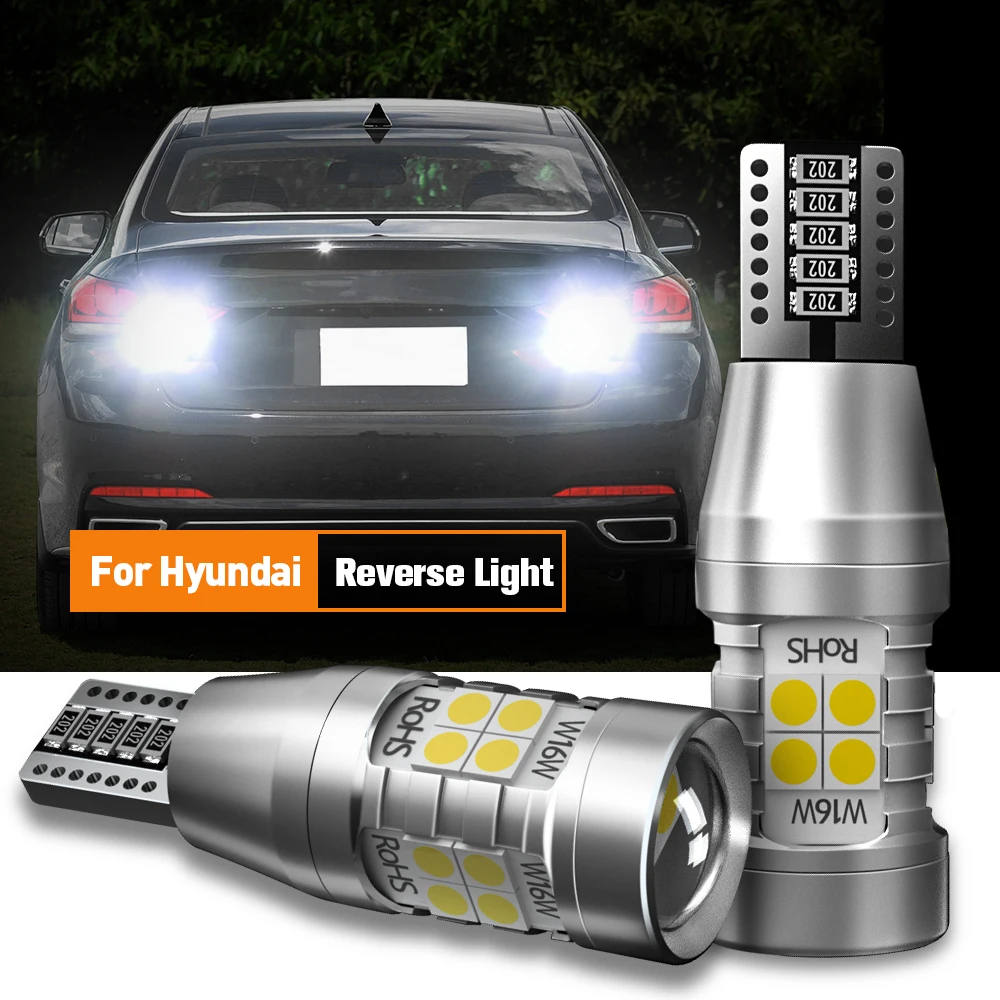 

2pcs LED Reverse Light Blub Backup Lamp W16W T15 921 Canbus For Hyundai Sonata 5 6 7 8 ix20 i40 i10 Grandeur Getz Genesis