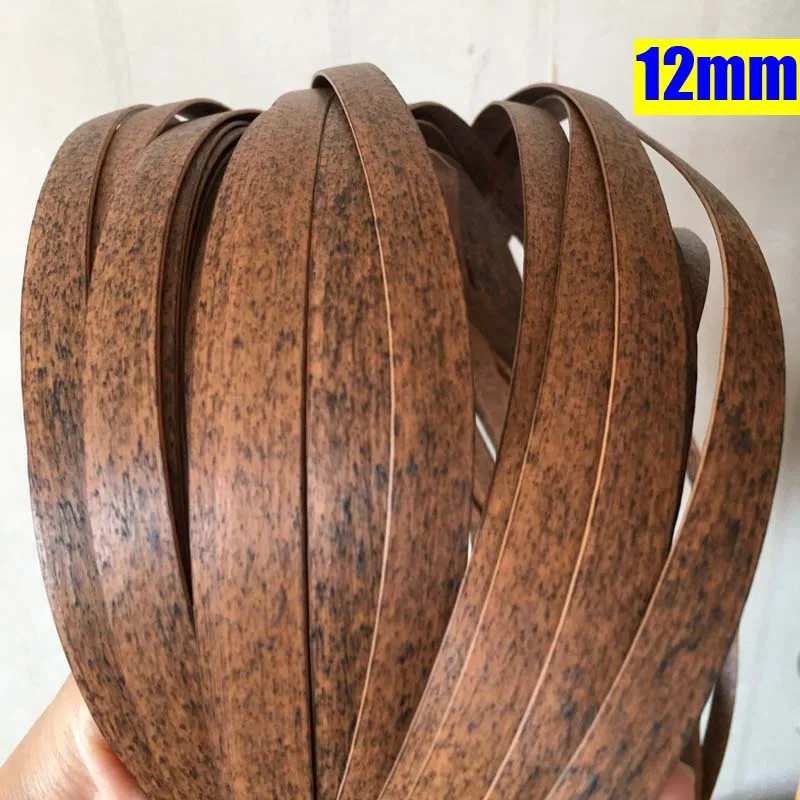 

12mm Width 500g Retro Gradient Synthetic PE Flat Rattan Handmade Weaving Material For Knit Repair Chair Basket Table Home Decor