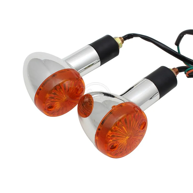 Motorcycle Universal Front Rear 10mm Turn Signal Lights for Honda Harley Kawasaki Suzuki Yamaha Street Standard Custom Bike view 3